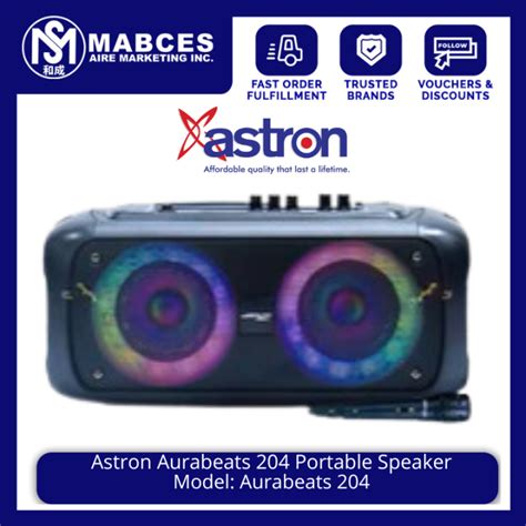 astron aurabeats  portable speaker lazada ph