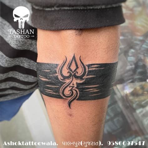 Trishul Hand Band Tattoo Band Tattoo Tattoos Band