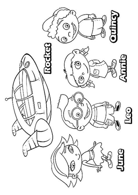 Little Einsteins Rocket Coloring Pages