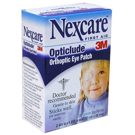 3M Nexcare Opticlude Orthoptic Eye Patch Junior 20 Box