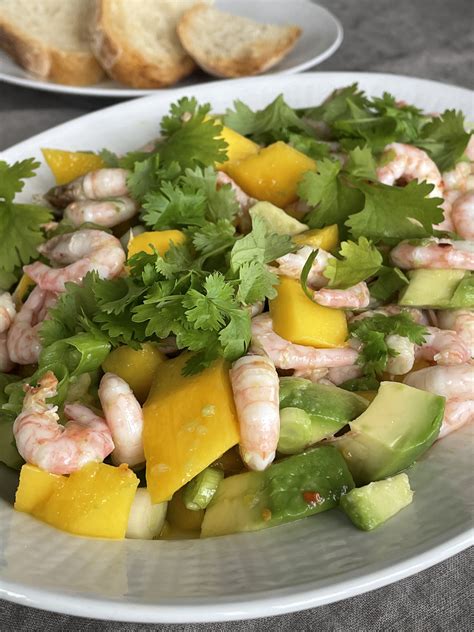 Ceviche Med R Kor Mango Och Avocado