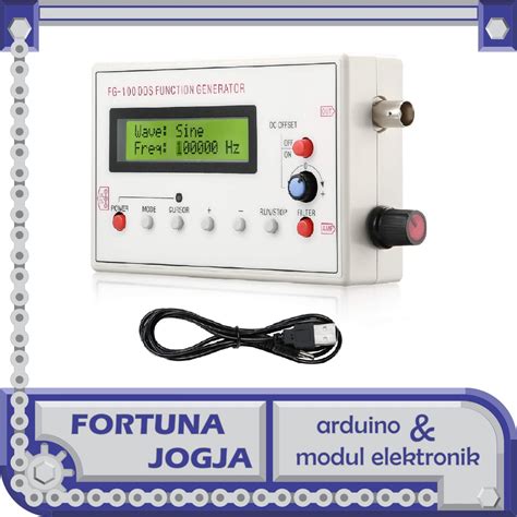 Fg-100 DDS 1Hz-500kHz Function Signal Generator Frequency Generator ...