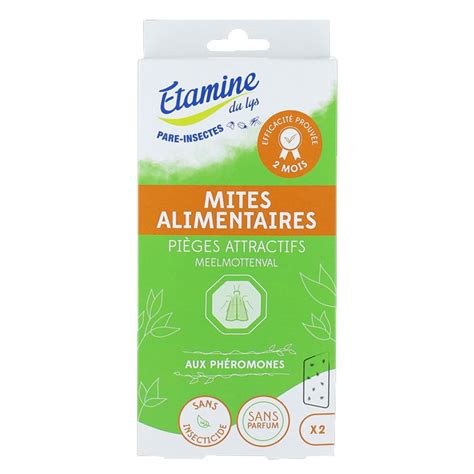 Pièges naturels Anti mites alimentaires Sachet de 2 Etamine du