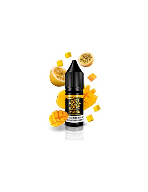 Mango And Passion Fruit 20ml Nicsalt 10ml Just Juice