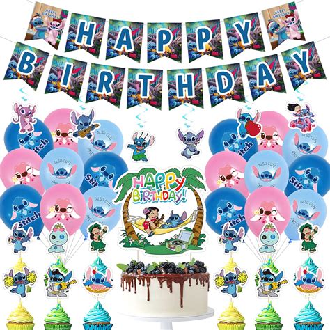 Buy Lilo Stitch Birthday Party Supplies Lilo Stitch Decorations