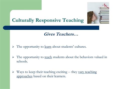 Ppt The Principles Of Culturally Responsive Teaching Culturally