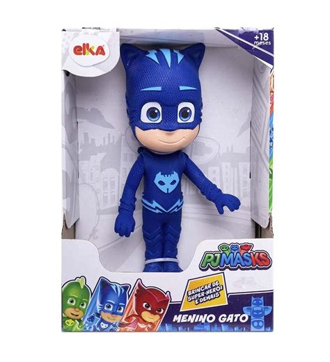 Boneco Do Menino Gato - Boneco Pj Masks Menino Gato - Elka - DiverMais