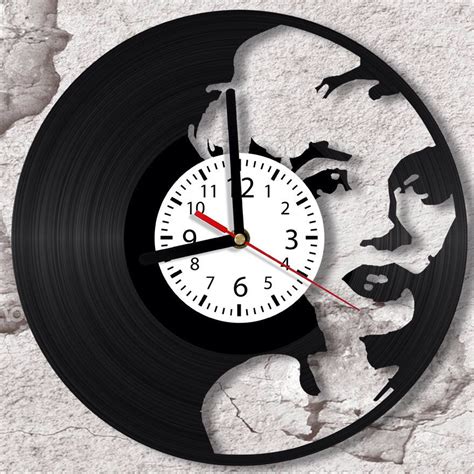 Marilyn Monroe Wall Clock From Old Vinyl Record Great Music Gift