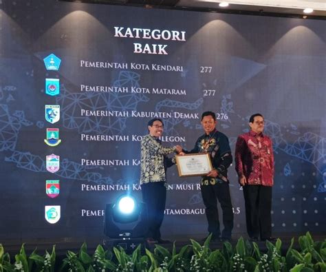 Pemkot Kendari Raih Penghargaan Anugerah Meritokrasi Asn Kategori