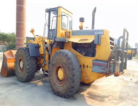 Used Komatsu Loader Wa470 3 Wheel Loader Japan Made Cheap Price China