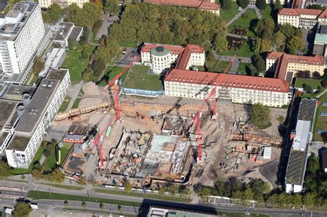 Luftaufnahme Freiburg Im Breisgau Baustelle Zum Neubau Der Kinder