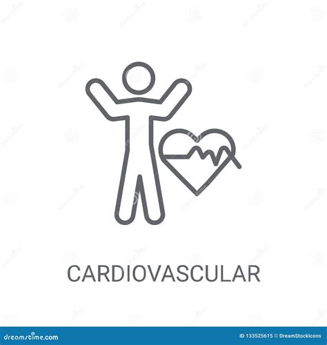 Cardiovascular System Icon Trendy Cardiovascular System Logo Co Stock Vector Illustration Of