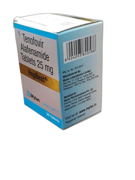 Mg Hepbest Tenofovir Alafenamide Tablet Tablets Prescription At