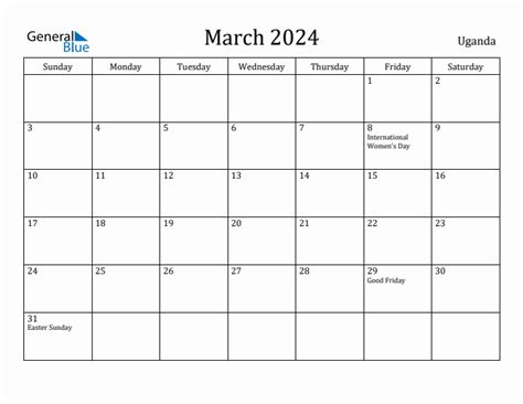 Find Out The Holidays And Festivals In March 2024 Calendar Printable