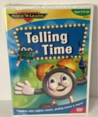 Rock N Learn Telling Time Dvd New Ages Up Educational Media