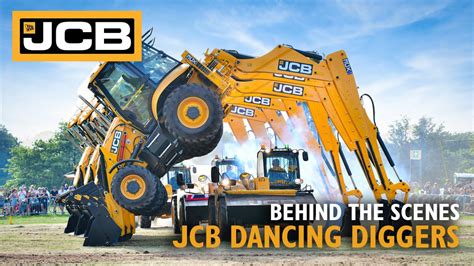 Behind The Scenes JCB Dancing Diggers YouTube