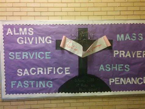 Lent Bulletin Board Ideas For Church