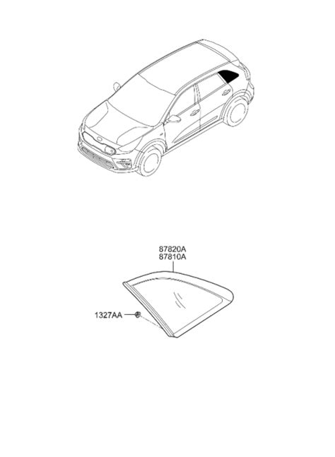 Quarter Window 2021 Kia Niro EV