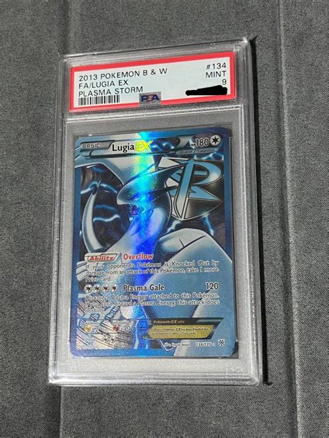 Tcg Pokemon Black And White Era Lugia Ex Psa From Plasma Storm