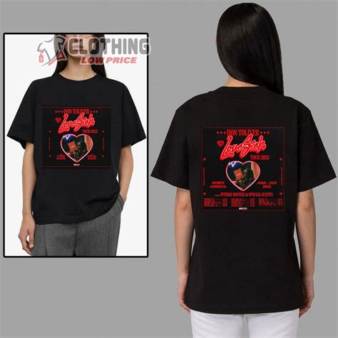 Don Toliver Announces Thee Love Sick Tour 2023 Merch Love Sick Tour