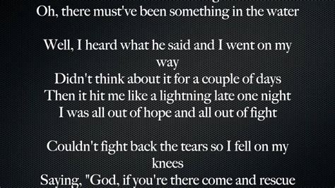 Carrie Underwood Something In The Water Lyrics