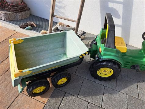 Kindertraktor JOHN DEERE 7930 mit Anhänger Frontlader Kaufen auf