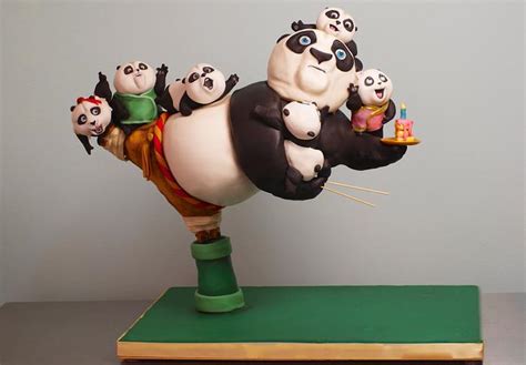 Kung Fu Panda 3d Cake Decorated Cake By Dominique Cakesdecor