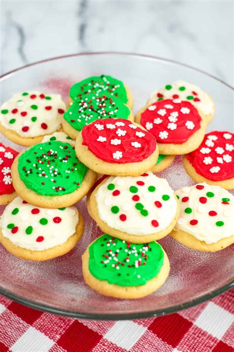 Soft Frosted Christmas Cookies Recipe