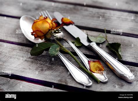 silver cutlery Stock Photo - Alamy