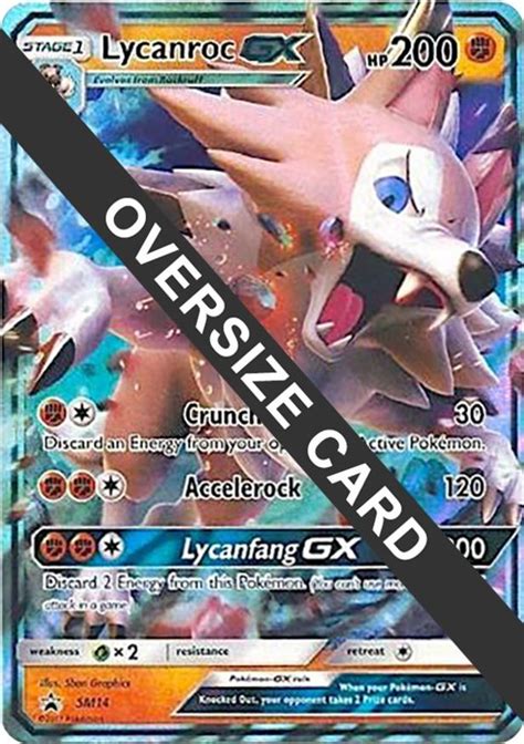 Lycanroc Gx Sm Jumbo Cards Pokemon