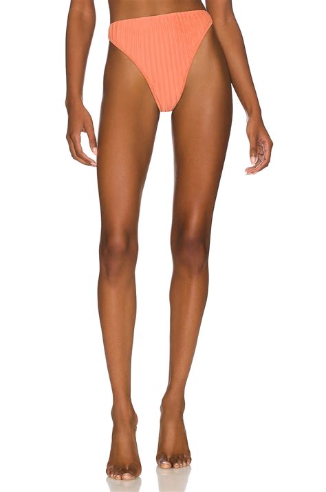 Andrea Iyamah Gara Bikini Bottom In Peach Revolve