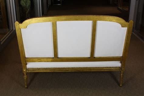 French Louis Xvi Neoclassical Giltwood Canape At 1stdibs