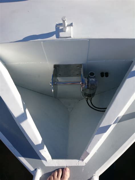 Anchor winch installation | Fishing - Fishwrecked.com - Fishing WA ...