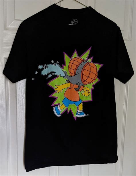 The Simpsons Treehouse Of Horror Bart Fly Boy Black T Gem