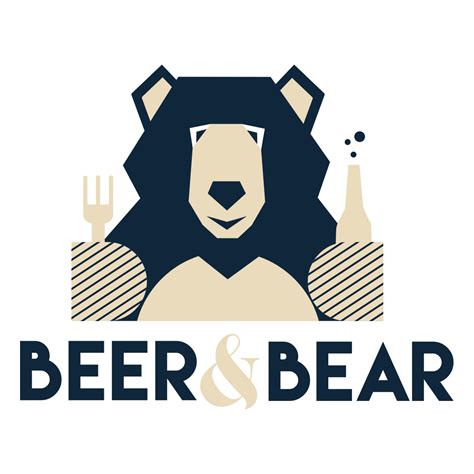 Bear logo, Beer logo, Bear