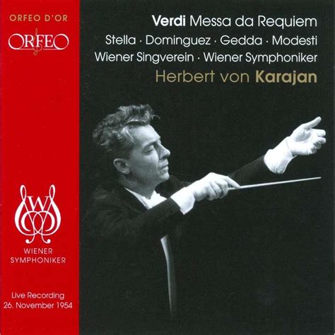 Requiem Herbert Von Karajan By Verdi Giuseppe CD X 2 With Melomaan