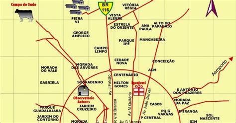 Mapas De Feira De Santana BA MapasBlog