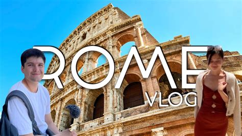 Vlog Roma Italia Jalan Jalan Ke Colosseum Trevi Fountain Spanish