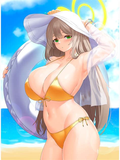 Hot Izayoi Nonomi Swimwear Blue Archive Lewd Ba Sexy Boobs Tits