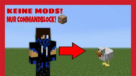 Minecraft Pe In Tier Verwandeln Ohne Mods YouTube