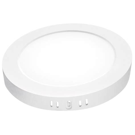 Downlight LED PC Superficie Redondo Blanco Matel 24W Fría Alfa Dyser