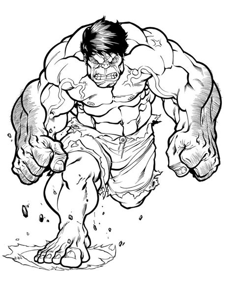 Hulk Smash Cartoon Drawings