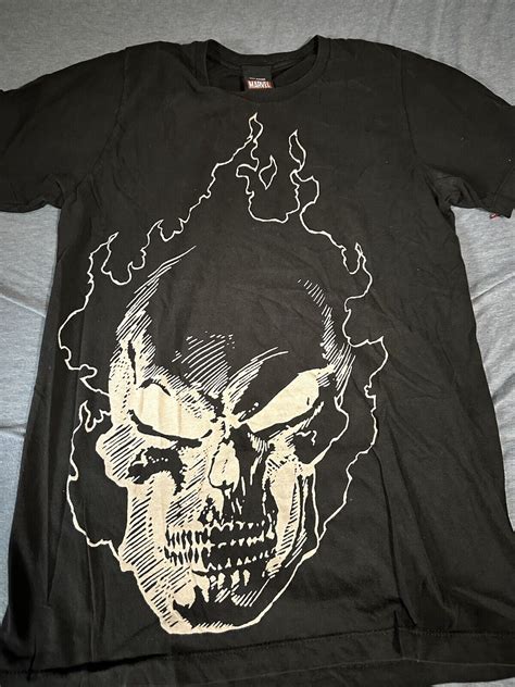 Vintage Mad Engine Marvel Ghost Rider Shirt Gem