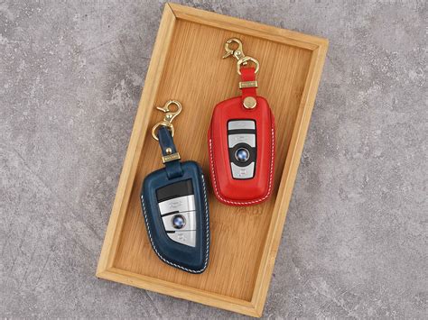 Bmw Custom Leather Key Fob Cover Leather Key Fob Cover For Etsy