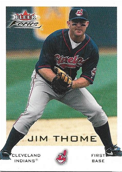 My PCs One Card At A Time Jim Thome Card 249 2001 Fleer Focus 59