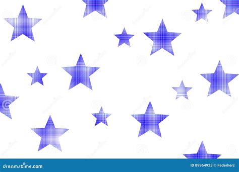 Checkered Stars Stock Illustration Illustration Of Textile