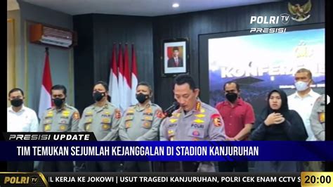 Presisi Update Kapolri Umumkan Tersangka Tragedi Kanjuruhan Video