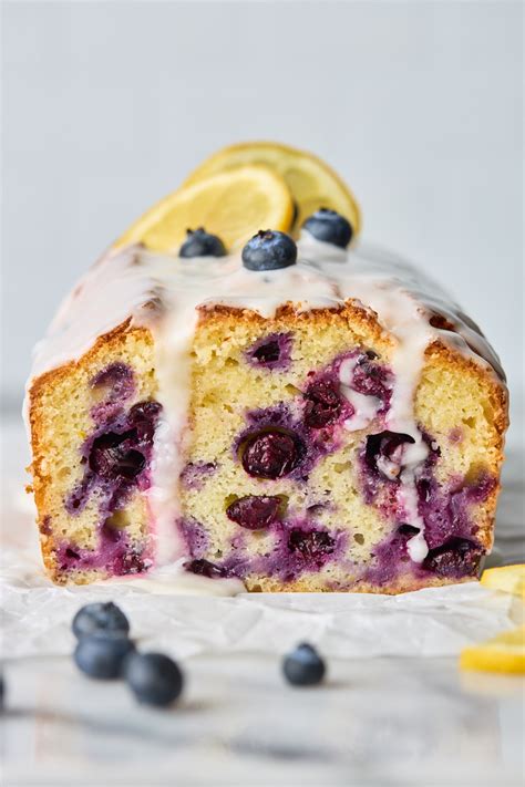 Blueberry Lemon Loaf Cake Olive Mango