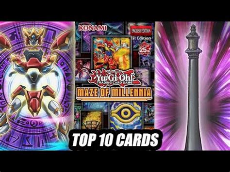 Yu Gi Oh Maze Of Millennia Top 10 Cards YouTube