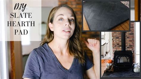 How We Built Our Slate Hearth Pad A Peek At Our New Wood Stove